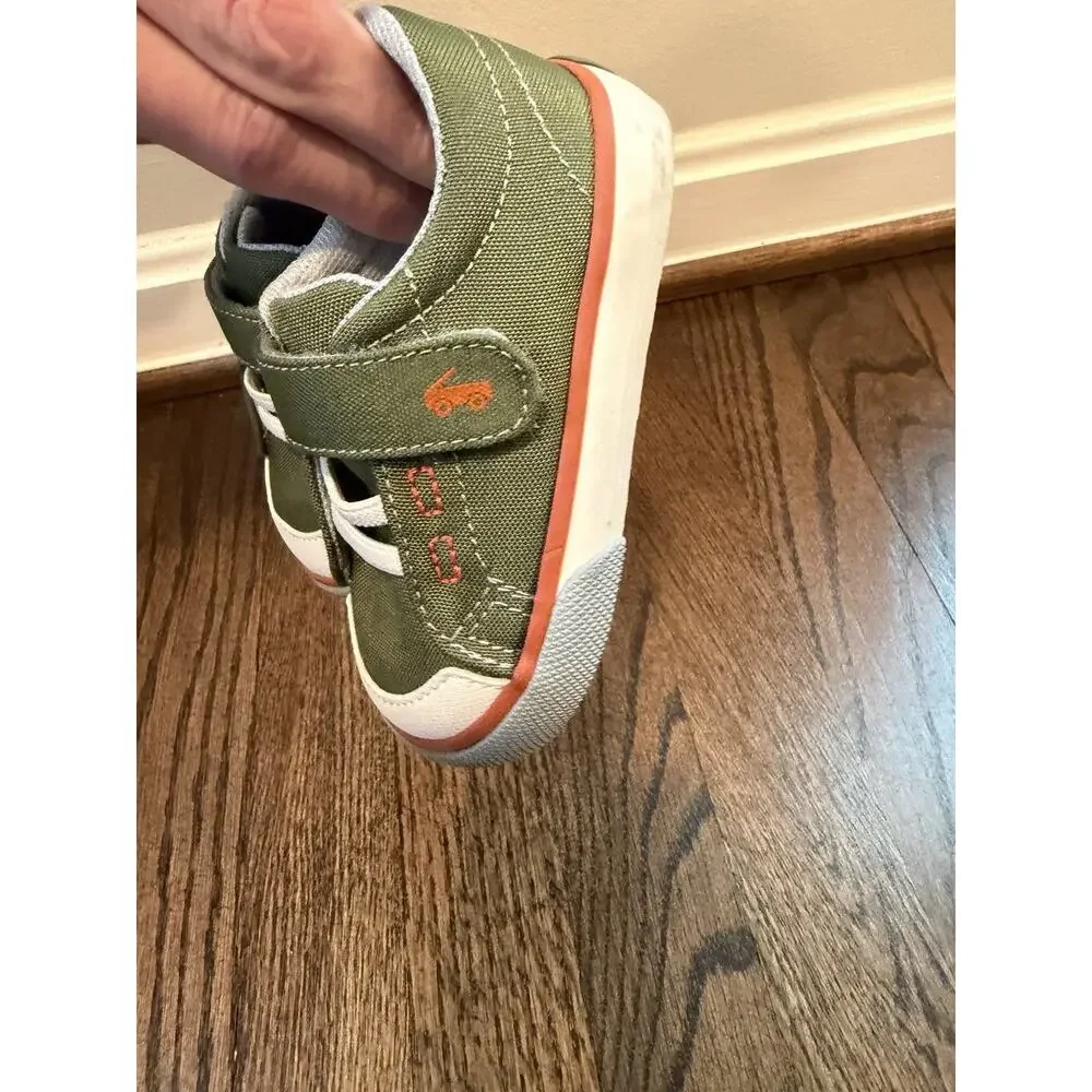 See Kai Run Alex Olive Green Sneaker Little Kids Sz 5c NEW